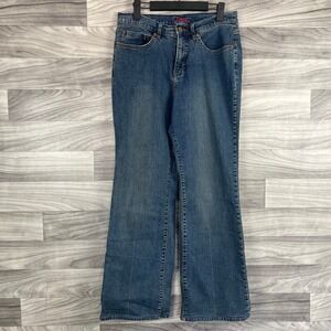 Jag Bootcut Jeans Womens 12‎ (29x27) Blue Denim Stretch Mid-Rise Medium Wash